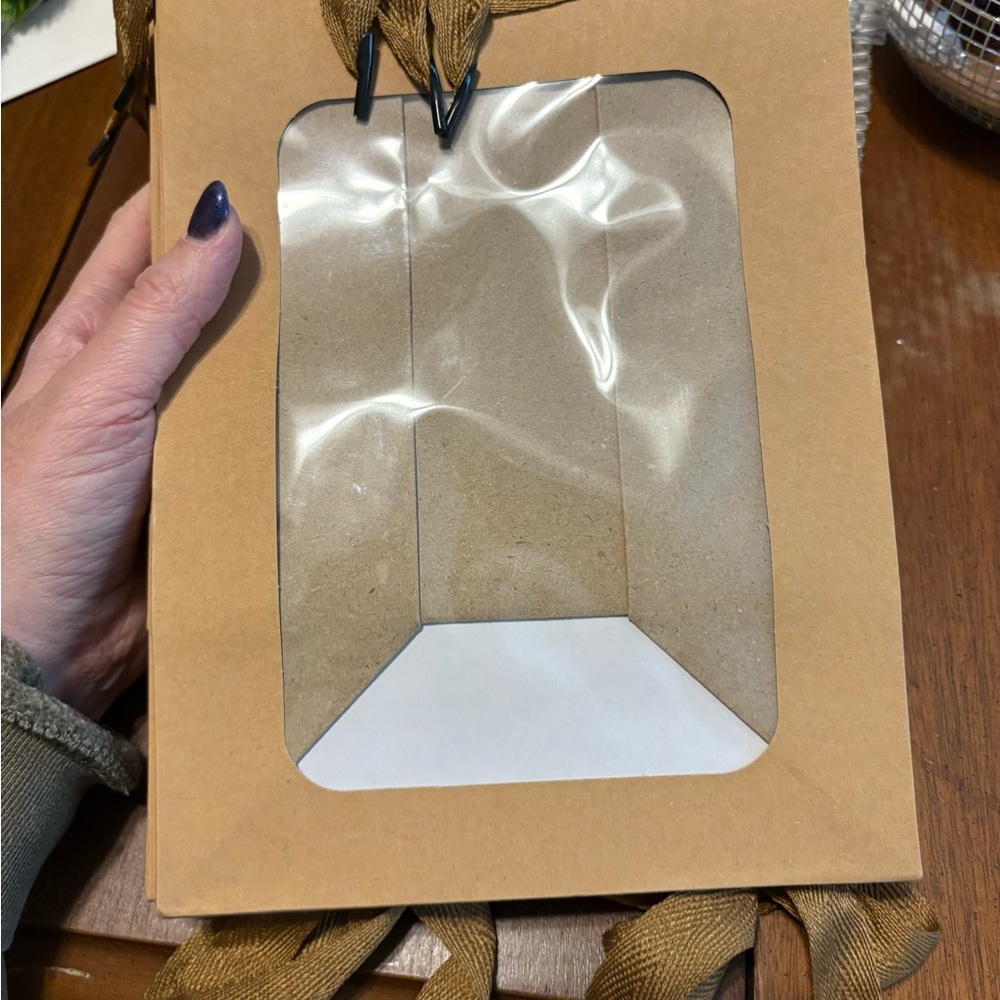 Gift bags with windows